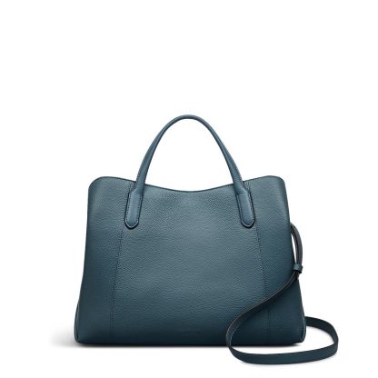 Women's Leather Zipper Uniform Crossbody Bag