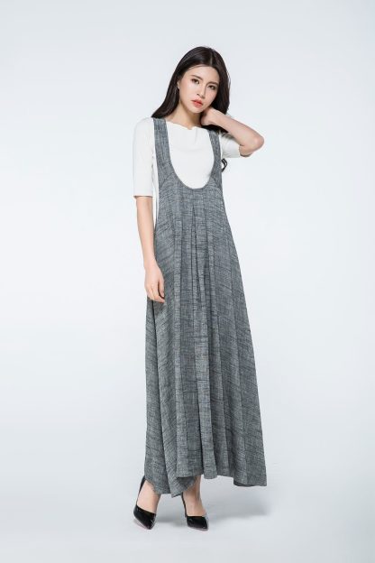 Women's Linen Vest Dress - Image 6