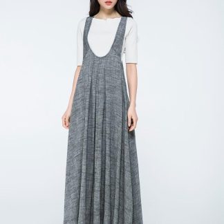 Women's Linen Vest Dress