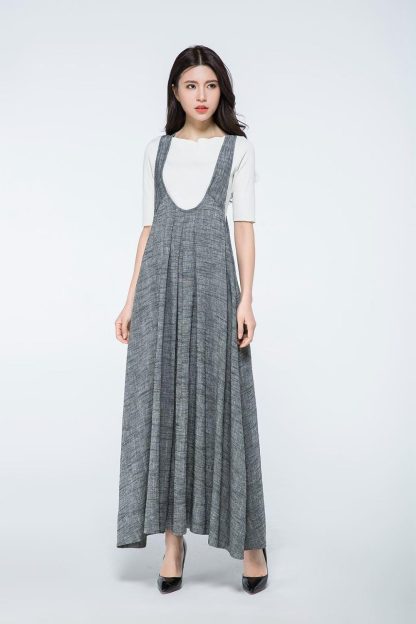 Women's Linen Vest Dress