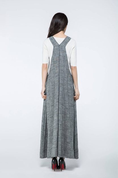 Women's Linen Vest Dress - Image 3