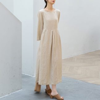 Women's Loose Linen Dress