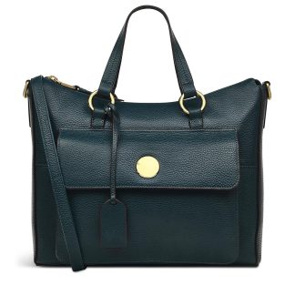 Women's Medium Leather Zipper Crossbody Bag