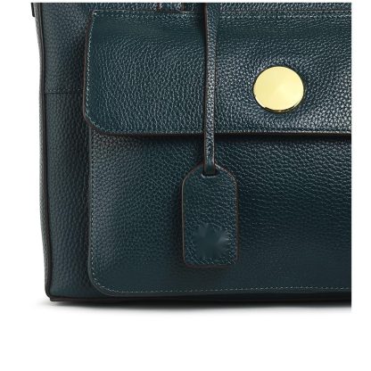 Women's Medium Leather Zipper Crossbody Bag - Image 3