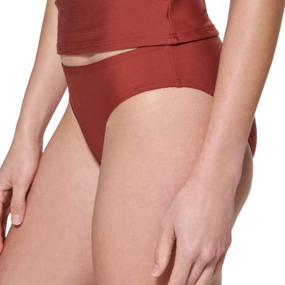 Women's Mid Rise Full Coverage Bikini Bottoms - Image 2