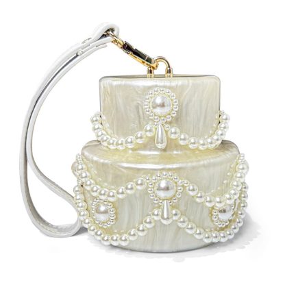 Women's Mini Acrylic Cake Clutch