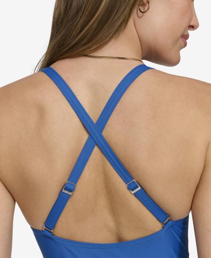 Women's One-Piece Sweetheart Large Neck Swimsuit - Image 3