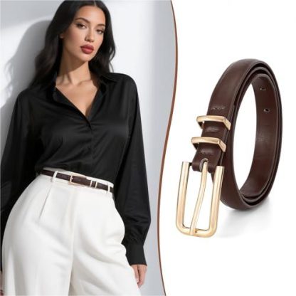 Women's PU leather belt - Image 4