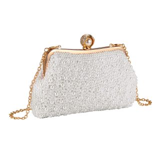 Women's Pearl Clutch