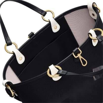 Women's Recycled Canvas Open Top Shoulder Bag - Image 3