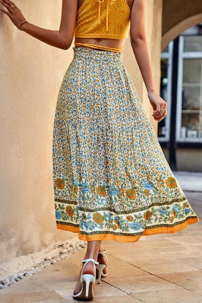 Women's Ruffle Maxi Dress A Line Party Maxi Dress - Image 4