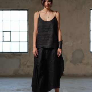 Women's Sleeveless Linen Top