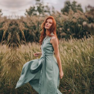 Women's Summer Classic Linen Dress