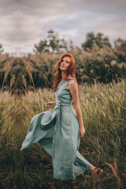 Women's Summer Classic Linen Dress