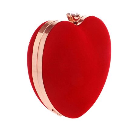 Women's Velvet Heart Clutch - Image 2