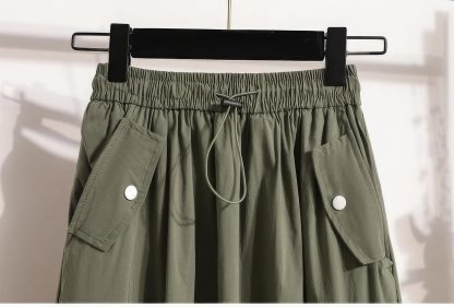 Women's Vintage Cotton Long Overall Skirt - Image 2