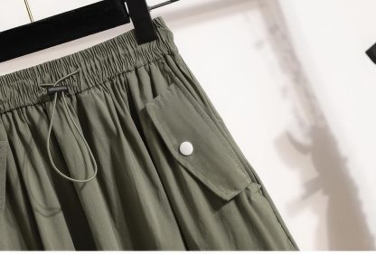 Women's Vintage Cotton Long Overall Skirt - Image 3