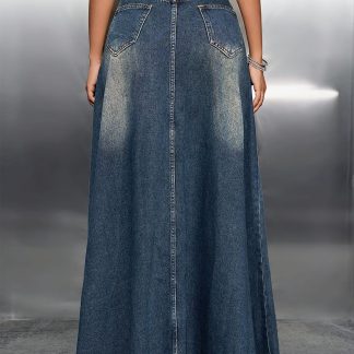 Women's Vintage Denim Skirt