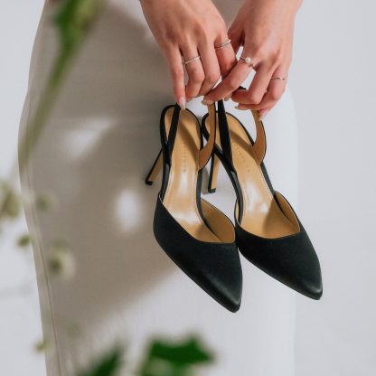 Women's black high heels - Image 2