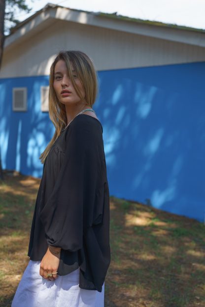 Women's black long sleeve shirt - Image 5