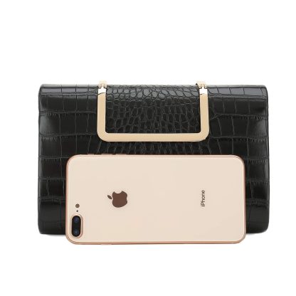 Women's crocodile leather handbag - Image 3