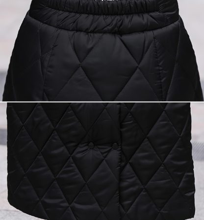 Women's high waist quilted skirt - Image 5
