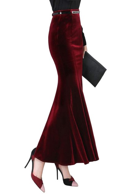 Women's high waist tight long skirt - Image 2