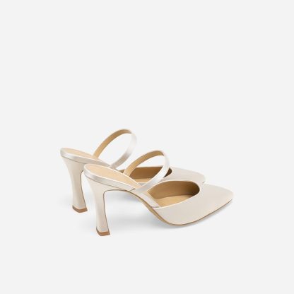Women's satin evening shoes - Image 4