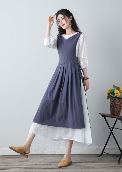 Women's summer pleated dress - Image 2
