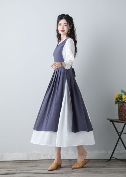 Women's summer pleated dress - Image 6