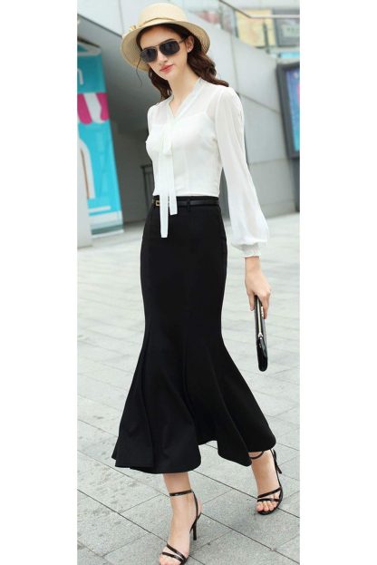 Women's tight fishtail long skirt - Image 2