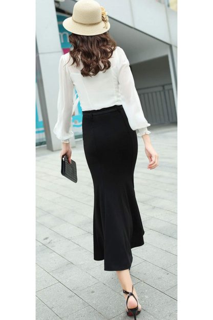 Women's tight fishtail long skirt - Image 4