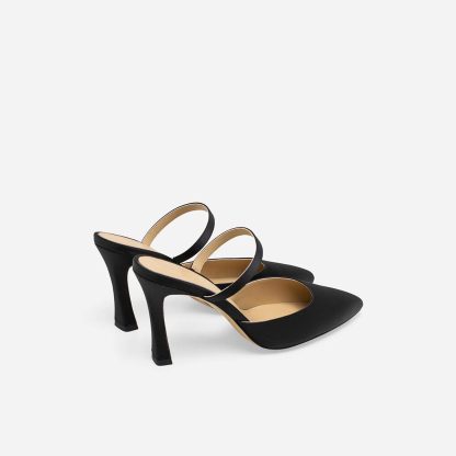 Women's wedding black high heels - Image 3