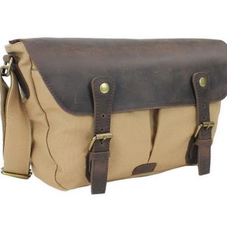Casual canvas crossbody bag