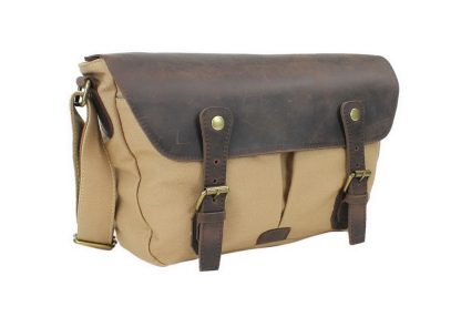 Casual canvas crossbody bag