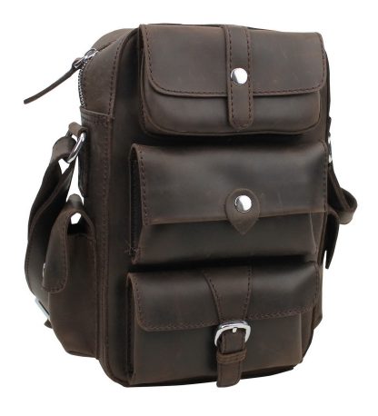Leather insect crossbody bag