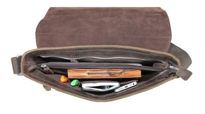 Commuter Leather Crossbody Bag - Image 4