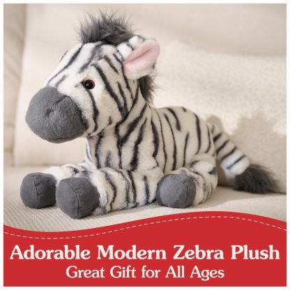 Zebra Stuffed Animal Plush Toy - Image 2