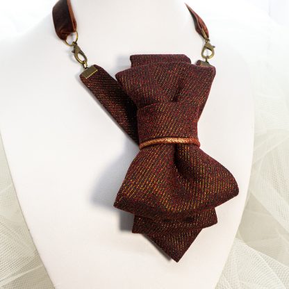Women's tie caramel suit - Image 3