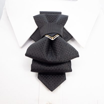 Black elegant bow tie - Image 2