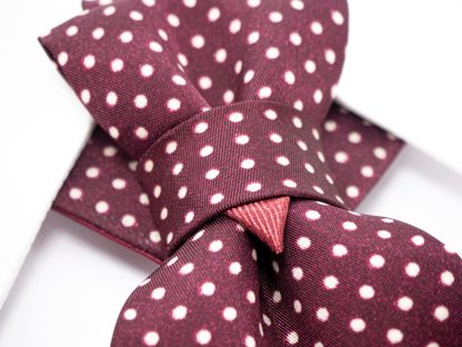 Chocolate Polka Dot Bow Tie - Image 2