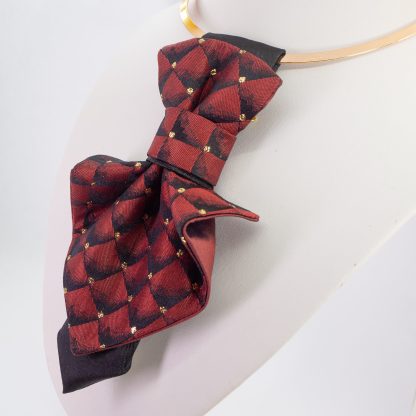 Women's red bow tie - Image 5