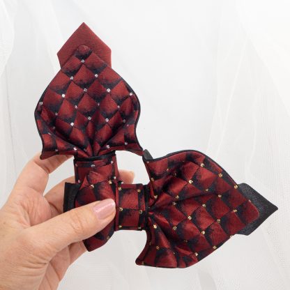Women's red bow tie - Image 3