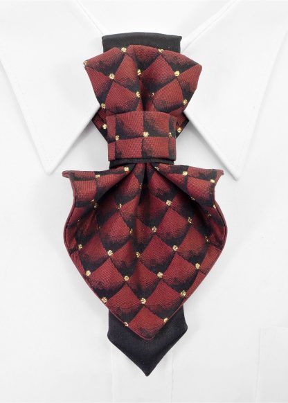 Women's red bow tie - Image 2