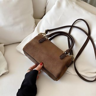 Women's Vintage Suede Shoulder Bag