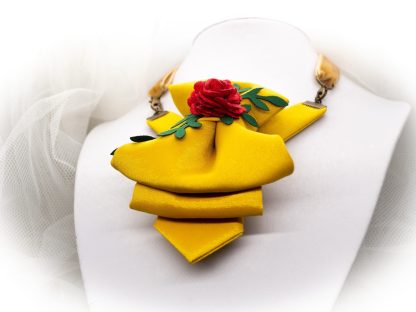 Rose Yellow Women's Tie - Image 5