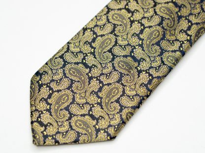 Men's Gold Pattern Tie - Image 3