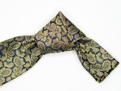 Men's Gold Pattern Tie - Image 2