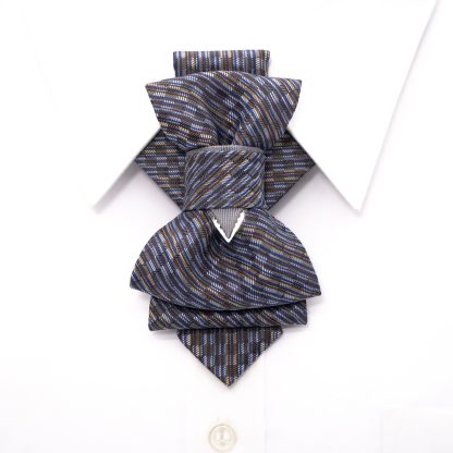 Elegant and stylish neutral blue tie - Image 2