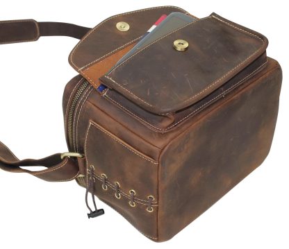 Leather Vintage Camera Bag - Image 2